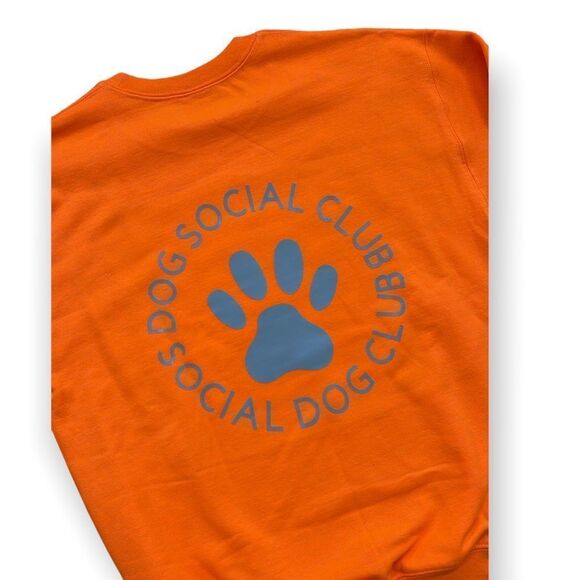 NWT Wool + Pepper Co. Dog Social Club Social Dog Club Unisex Human Crewneck - Picture 4 of 4